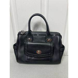 Bolzano Black Leather Handbag
